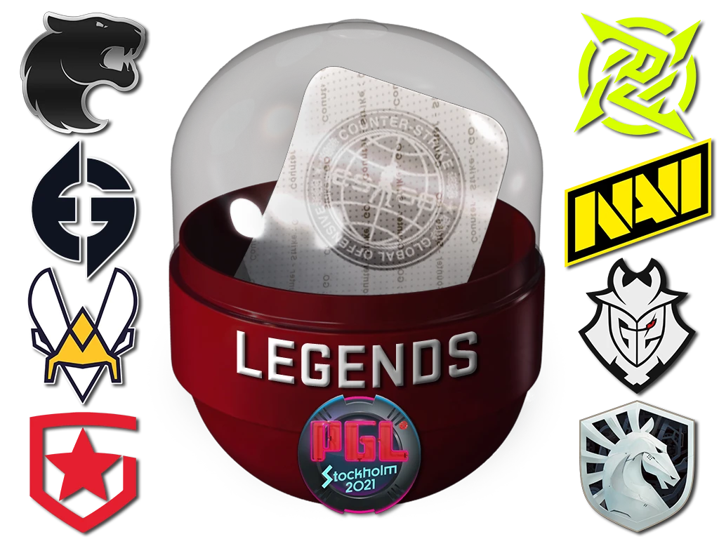 Stockholm 2021 Legends Sticker Capsule