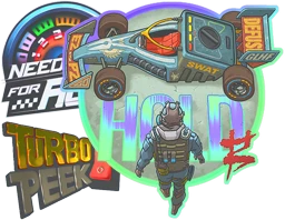 Auto Racing Sticker Collection