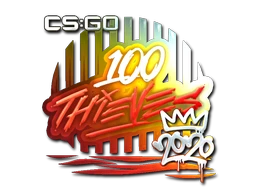 100 Thieves (Foil) | 2020 RMR sticker