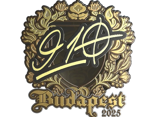 910 (Gold) | Budapest 2025 sticker