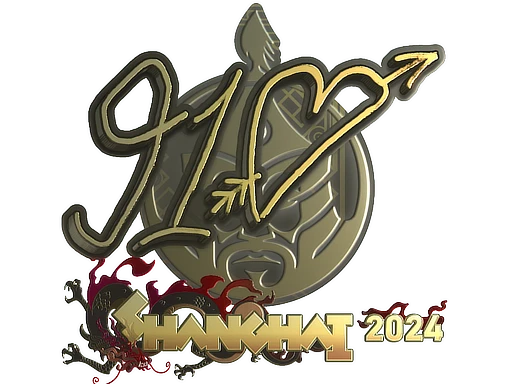 910 (Gold) | Shanghai 2024 sticker