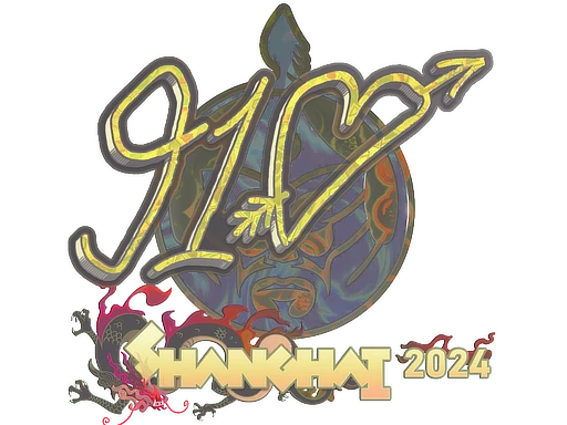 910 (Holo) | Shanghai 2024 sticker