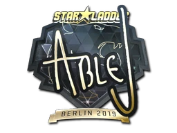 ableJ (Gold) | Berlin 2019 sticker
