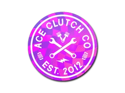 Ace Clutch Co. sticker