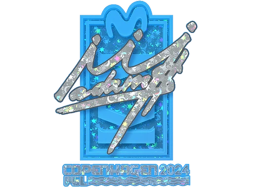 adamS (Glitter) | Copenhagen 2024 sticker