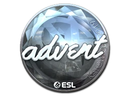 advent (Foil) | Katowice 2019 sticker