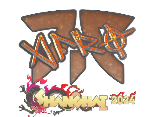 afro (Glitter) | Shanghai 2024 sticker