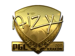 aizy (Gold) | Krakow 2017 sticker