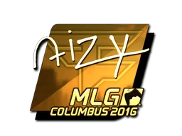 aizy (Gold) | MLG Columbus 2016 sticker