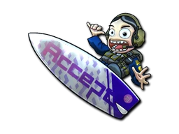 Akihabara Accept Surf Ava sticker