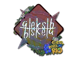 Aleksib (Glitter) | Rio 2022 sticker