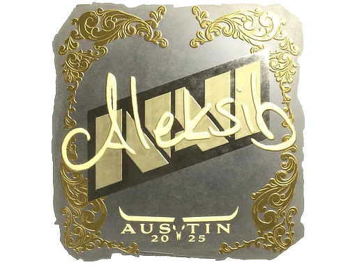 Aleksib (Gold) | Austin 2025 sticker