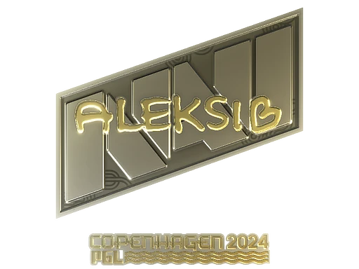 Aleksib (Gold) | Copenhagen 2024 sticker