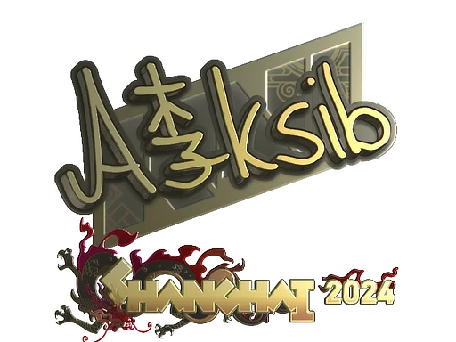 Aleksib (Gold) | Shanghai 2024 sticker