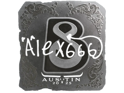 alex666 (Foil) | Austin 2025 sticker