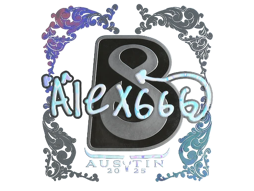 alex666 (Holo) | Austin 2025 sticker