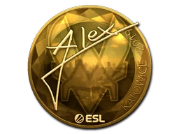 ALEX (Gold) | Katowice 2019 sticker