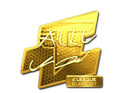 allu (Gold) | Atlanta 2017 sticker