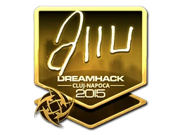 allu (Gold) | Cluj-Napoca 2015 sticker