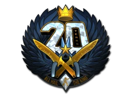 All Hail the King sticker