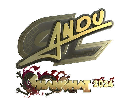 aNdu (Gold) | Shanghai 2024 sticker