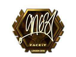 ANGE1 (Gold) | London 2018 sticker