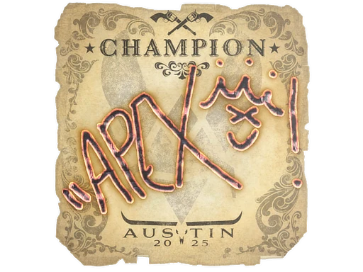 apEX (Champion) | Austin 2025 sticker
