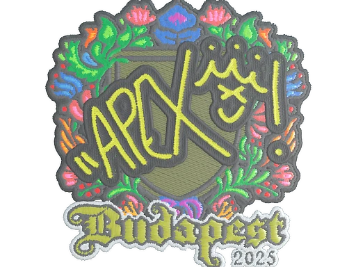 apEX (Embroidered) | Budapest 2025 sticker