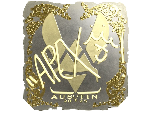 apEX (Gold) | Austin 2025 sticker