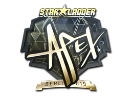 apEX (Gold) | Berlin 2019 sticker