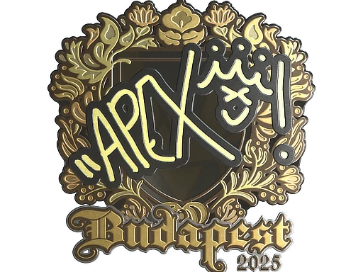 apEX (Gold) | Budapest 2025 sticker