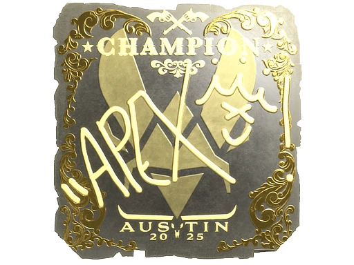 apEX (Gold, Champion) | Austin 2025 sticker