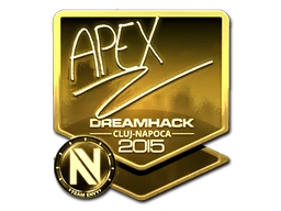 apEX (Gold) | Cluj-Napoca 2015 sticker