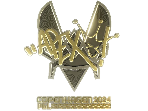 apEX (Gold) | Copenhagen 2024 sticker