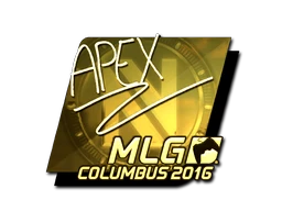 apEX (Gold) | MLG Columbus 2016 sticker