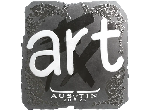 arT (Foil) | Austin 2025 sticker