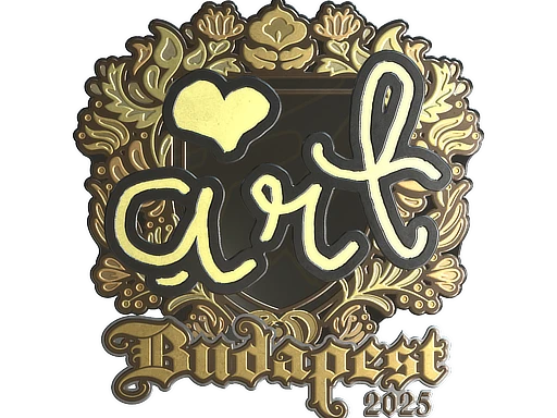arT (Gold) | Budapest 2025 sticker