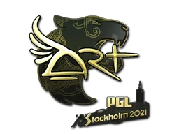 arT (Gold) | Stockholm 2021 sticker