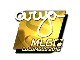 arya (Gold) | MLG Columbus 2016 sticker