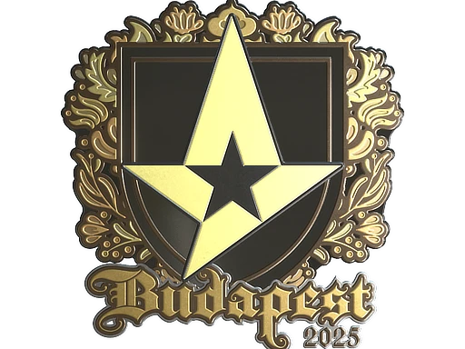 Astralis (Gold) | Budapest 2025 sticker