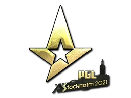Astralis (Gold) | Stockholm 2021 sticker