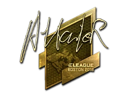 Attacker (Gold) | Boston 2018 sticker