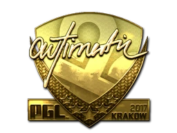 autimatic (Gold) | Krakow 2017 sticker