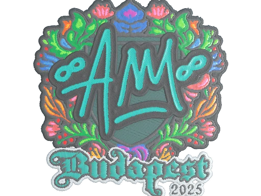 AW (Embroidered) | Budapest 2025 sticker