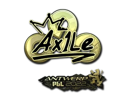 Ax1Le (Gold) | Antwerp 2022 sticker