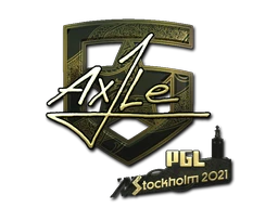 Ax1Le (Gold) | Stockholm 2021 sticker