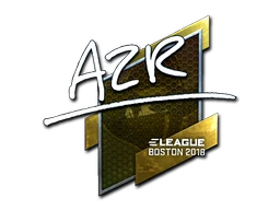AZR (Foil) | Boston 2018 sticker