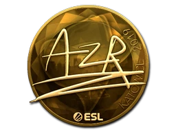 AZR (Gold) | Katowice 2019 sticker