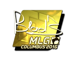 B1ad3 (Gold) | MLG Columbus 2016 sticker