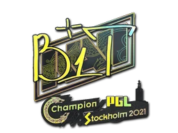 b1t (Holo) | Stockholm 2021 sticker